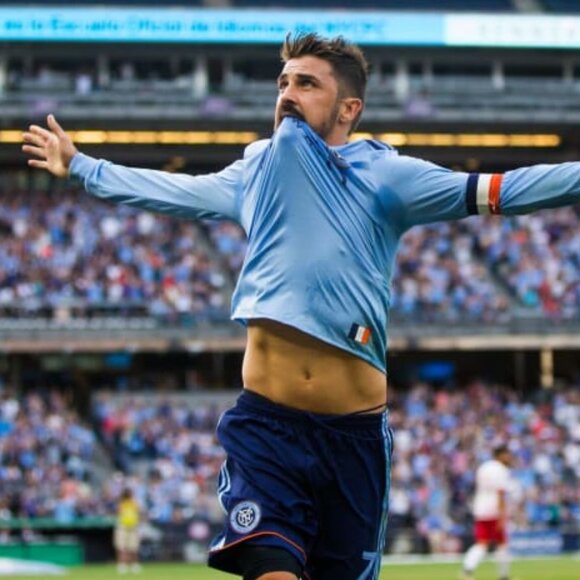 David Villa #7 New York City 2017/2018 Home ORIGINAL Adidas Soccer Jersey XXL - Picture 9 of 9